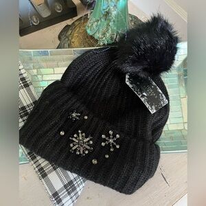 Victoria secret Snowflake Sparkle winter angel collection beanie